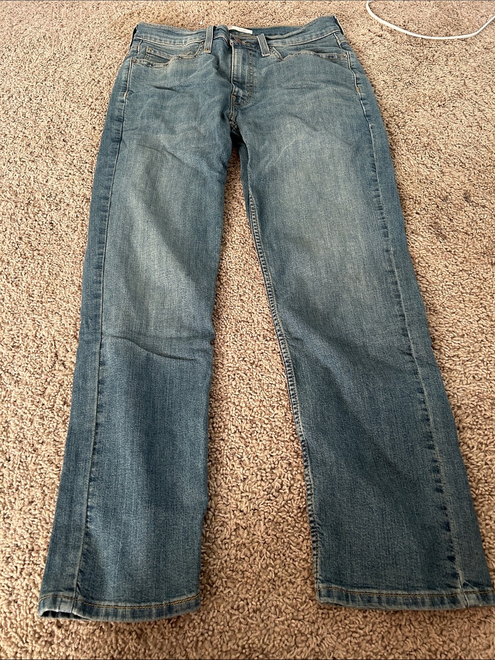 Levi's Men's Straight Jeans - Medium Blue Wash